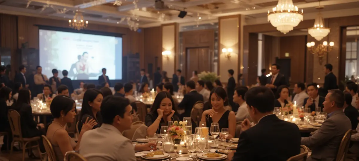 Suasana Dinner Indoor dengan Live Music